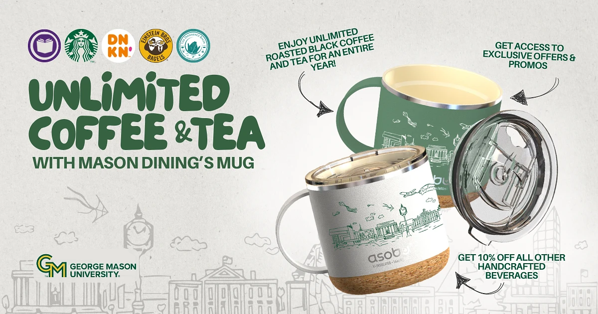 Unlimited Coffee & Tea with Mason Dining's Mug